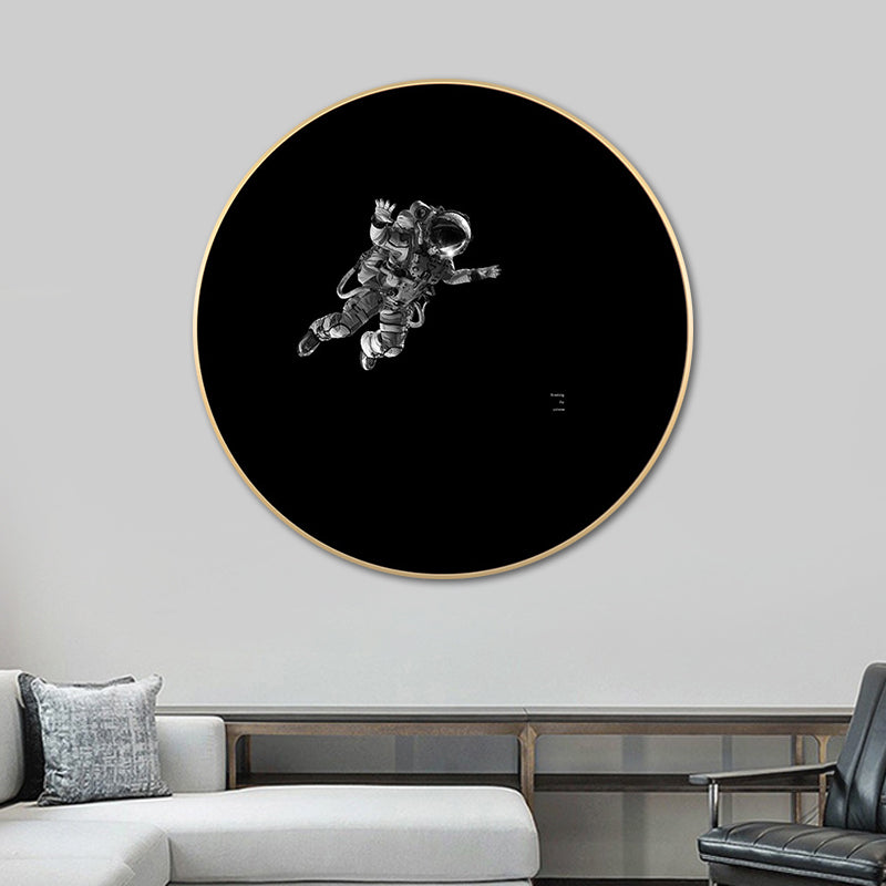 Brehn | Pastel Kleur Buitenruimte Canvas Moderne Stijl Textuur Muurprint voor Woonkamer
