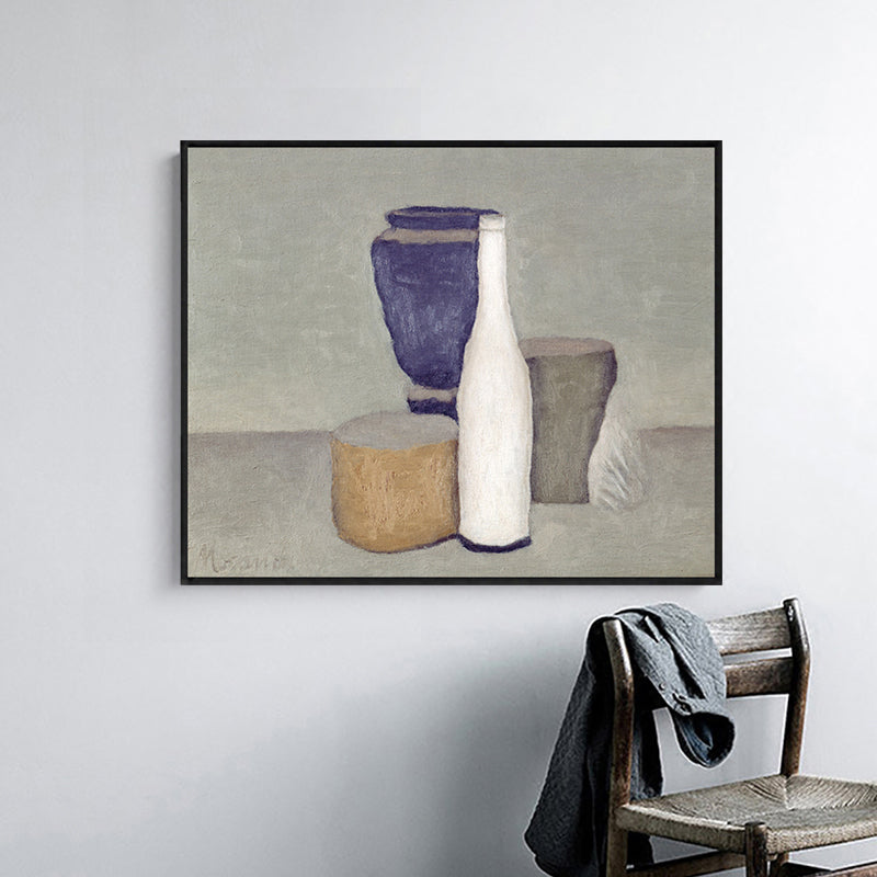 Brehn | Impressionismus Neat Pots Leinwanddruck Pastellfarbe Texturiertes Gemälde für das Spielzimmer