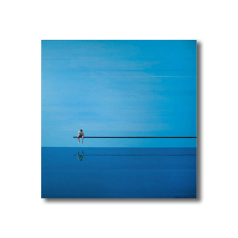 Brehn | Jungen und Meer Wanddekoration Pop Art Texturiertes Schlafzimmer Leinwandbild, Mehrere Größenoptionen