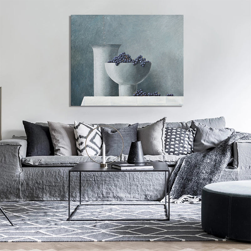 Brehn | Helle Farbige Leckere Früchte Leinwand Moderne Kunst Stil Texturierten Wanddekoration für Wohnzimmer