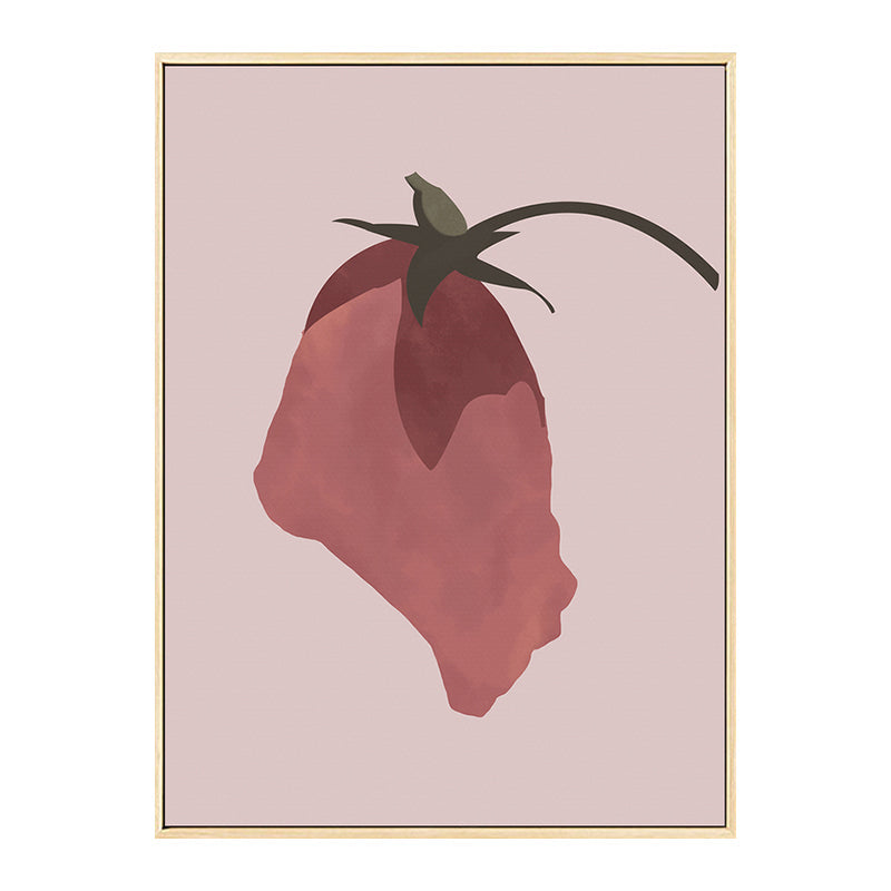 Brehn | Pink Flower Leinwand Wandkunst Texturiert Nordisch Wohnzimmer Wanddeko, Mehrere Größen