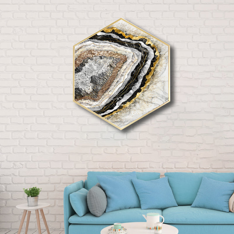 Brehn | Weiche Farb-Marmor-Look-Leinwand Nordischer Stil Texturiertes Wandkunst-Dekor für das Wohnzimmer
