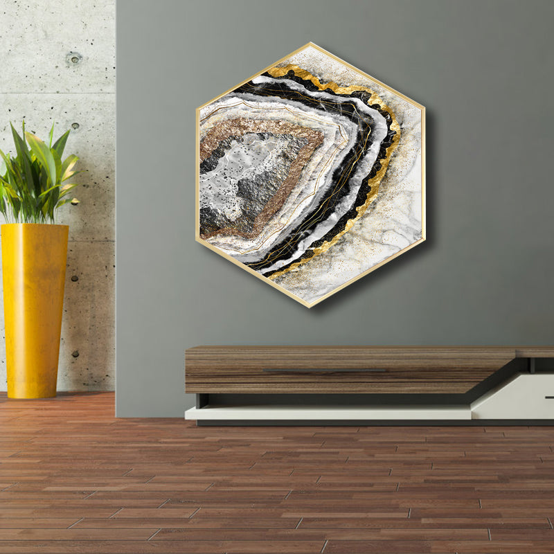 Brehn | Weiche Farb-Marmor-Look-Leinwand Nordischer Stil Texturiertes Wandkunst-Dekor für das Wohnzimmer