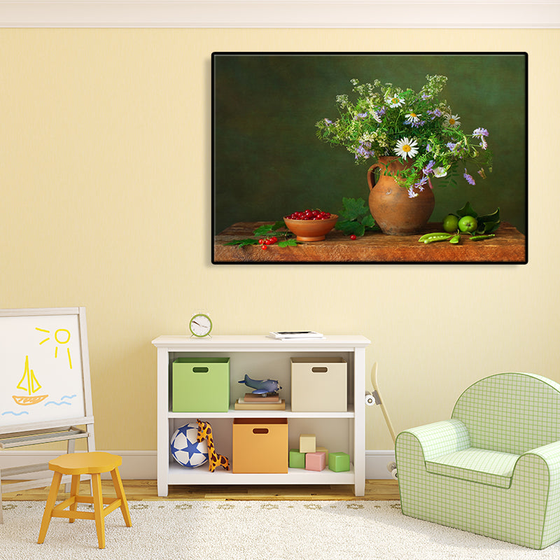 Brehn | Leinwand Pastellfarbige Kunstdruck Impressionismus Stil Blumenmalerei, Mehrere Größen