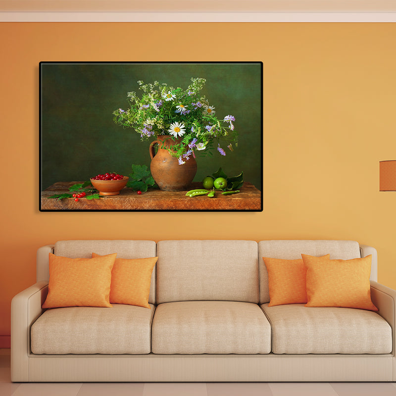 Brehn | Leinwand Pastellfarbige Kunstdruck Impressionismus Stil Blumenmalerei, Mehrere Größen