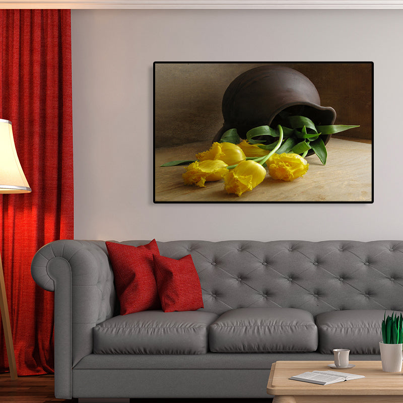 Brehn | Leinwand Pastellfarbige Kunstdruck Impressionismus Stil Blumenmalerei, Mehrere Größen