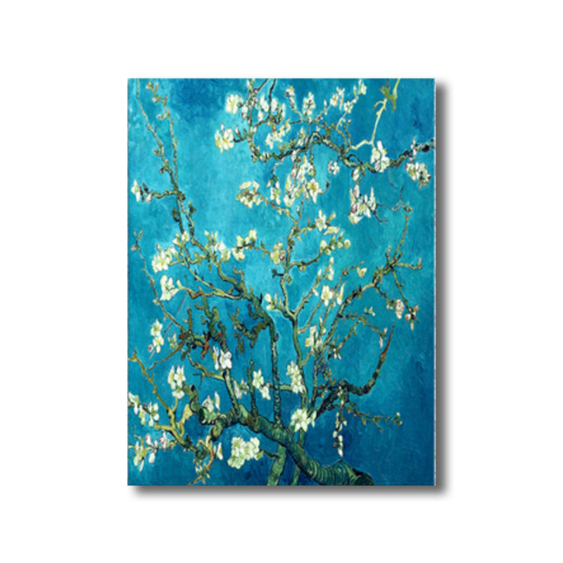 Brehn | Zeitgenössische Kunst Blumenbaum Leinwand Pastellfarbe Texturiertes Gemälde für das Wohnzimmer
