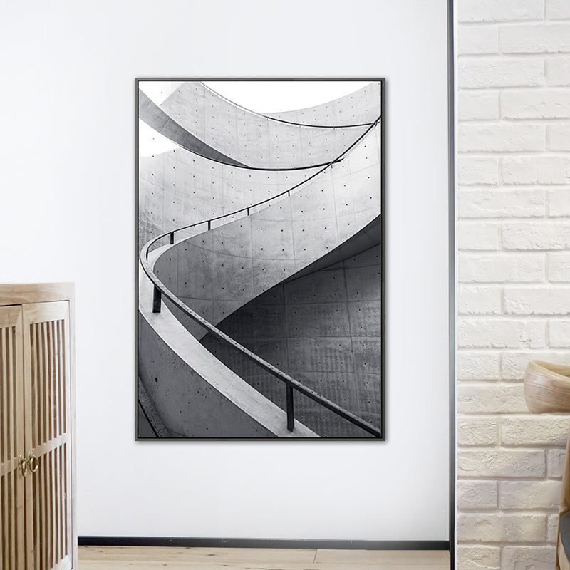 Brehn | Treppenwandkunst Dekor für das Wohnzimmer in Pastellfarbe, mehrere Größen erhältlich