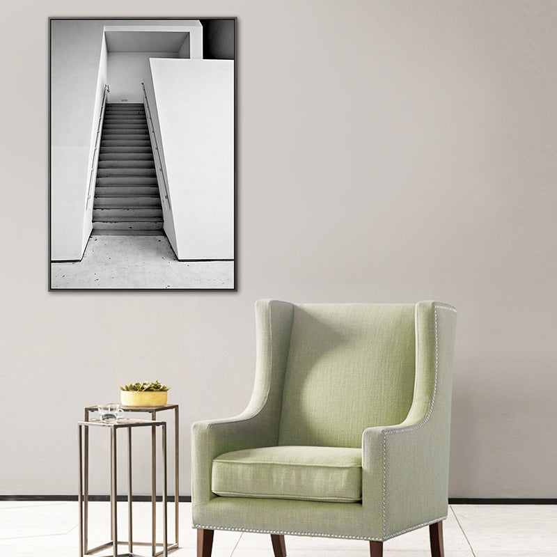 Brehn | Treppenwandkunst Dekor für das Wohnzimmer in Pastellfarbe, mehrere Größen erhältlich