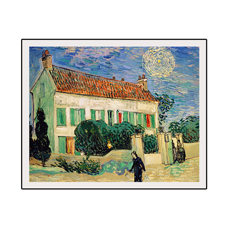 Brehn | Texturierte Landhaus Wandkunst Dekor Leinwand Impressionismus Gemälde für das Wohnzimmer