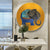 Brehn | Elefant Wandkunst Dekor Texturiert Asiatischer Stil für Esszimmer Eingewickelte Leinwand