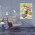 Brehn | Blumenmuster Wanddekoration Impressionismus Stil Leinwand Texturierte Kunstdruck in Sanften Farben
