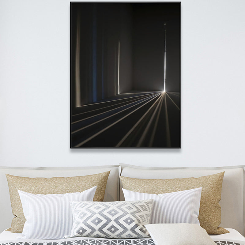 Brehn | Pastellfarbene Gebäudepinsel Textur Wandkunst Druck für Schlafzimmer, Mehrere Größen