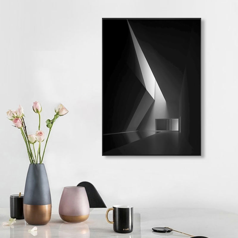 Brehn | Pastellfarbene Gebäudepinsel Textur Wandkunst Druck für Schlafzimmer, Mehrere Größen