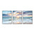 Brehn | Vast Sea Scenery Leinwanddruck für das Esszimmer Fotografie Wandkunst Dekor, Set von drei