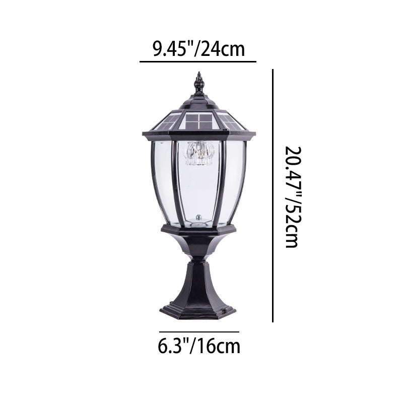 Outdoor Solar Wasserdicht Aluminium Glas 1-Lampe Rasen Landschaftslicht | Brehn