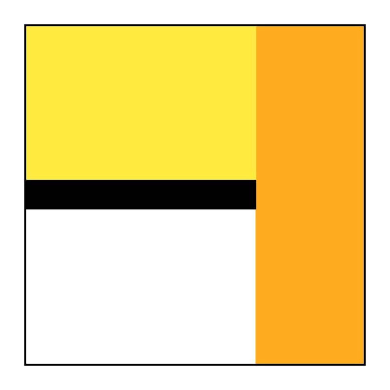 Brehn | Helle Farbblockierung Geometrische Leinwand Texturiert Minimalistische Wohnzimmer Wandkunst Druck