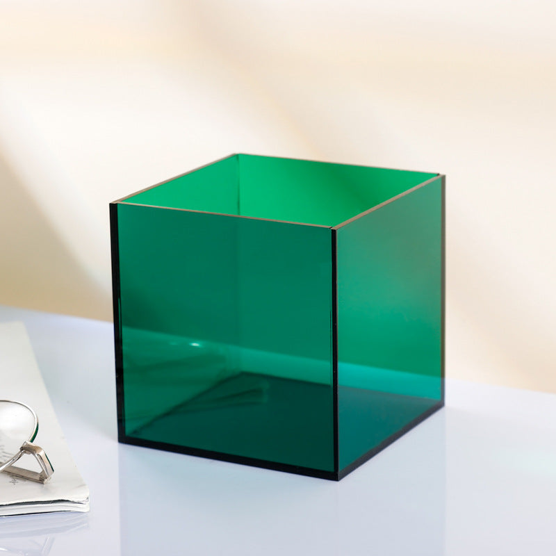 Transparente Farb-Acrylbox Staubschutz Lego integriertes Modell Handdisplayspeicherbox