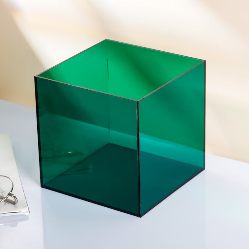 Transparente Farb-Acrylbox Staubschutz Lego integriertes Modell Handdisplayspeicherbox