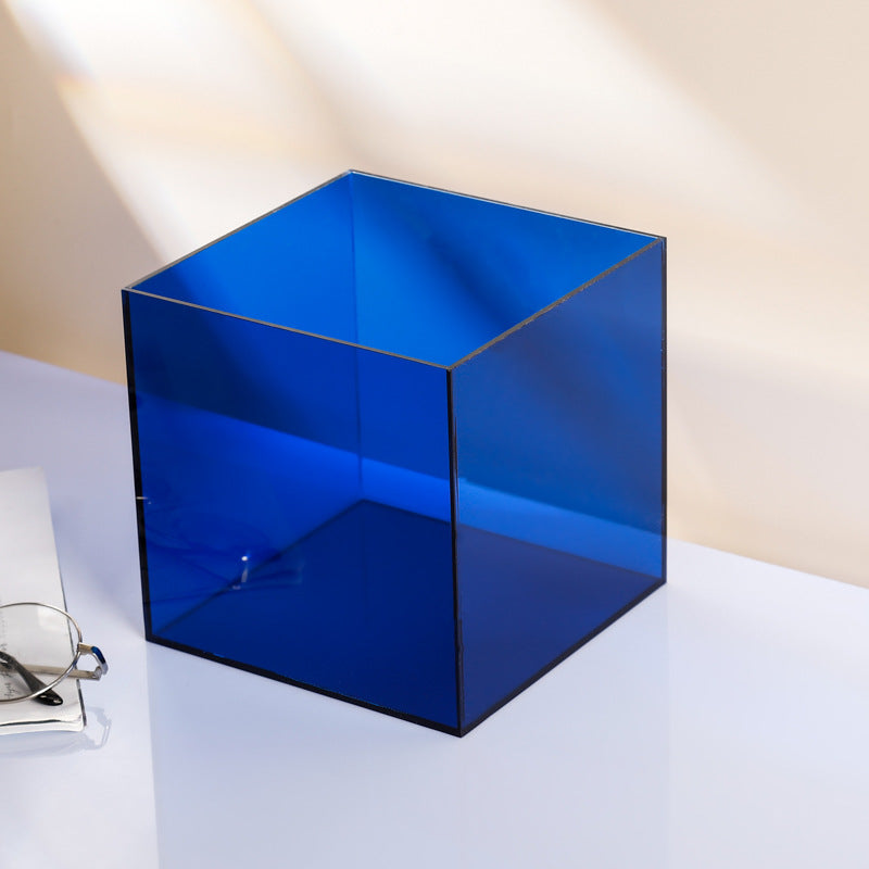 Transparente Farb-Acrylbox Staubschutz Lego integriertes Modell Handdisplayspeicherbox