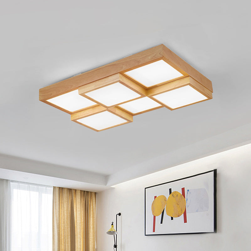 Brehn | RusticGlow Pendelleuchte - Mehrere Lichter aus Naturholz