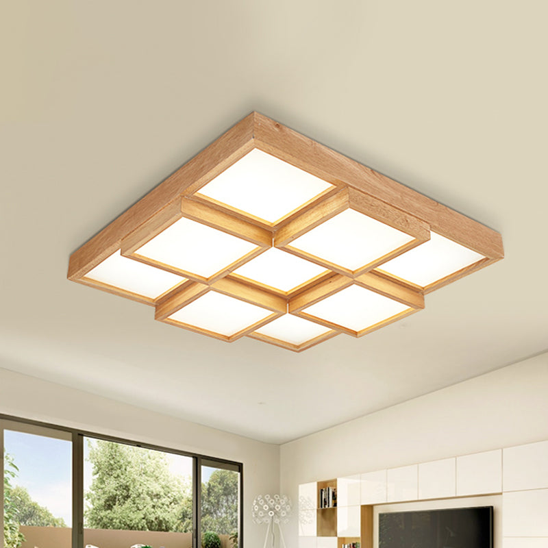 Brehn | RusticGlow Pendelleuchte - Mehrere Lichter aus Naturholz