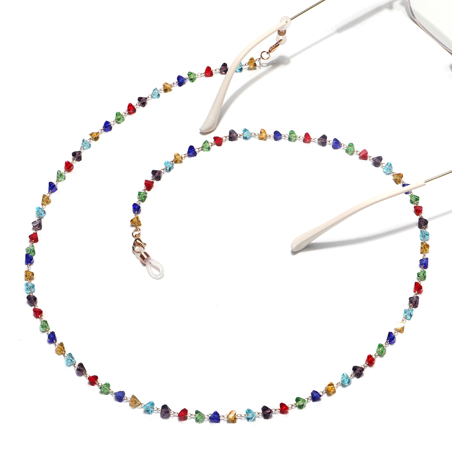 Bunte Kristall Brillen Kette Brehn