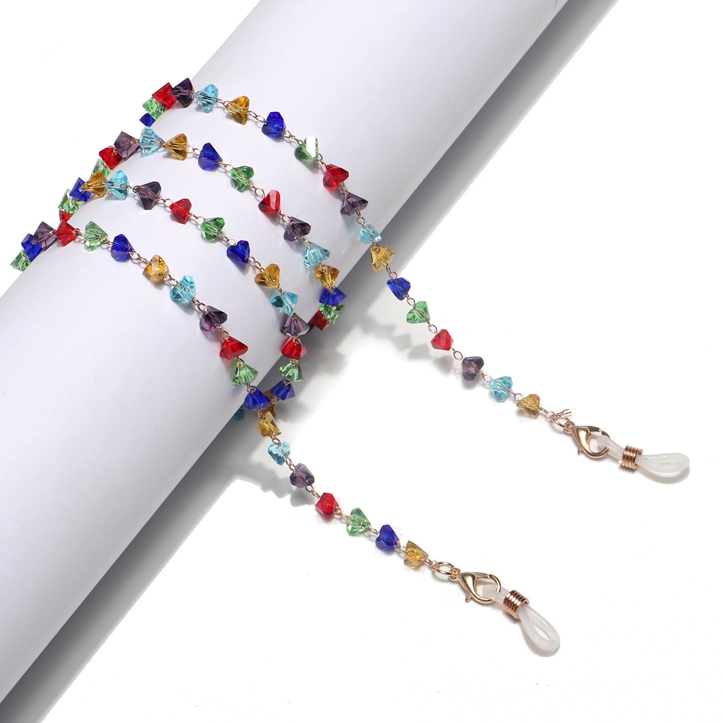 Bunte Kristall Brillen Kette Brehn