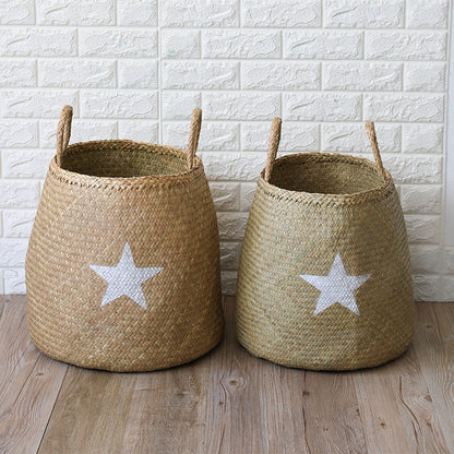 Dekorativer natürlicher Korb aus Wicker Brehn