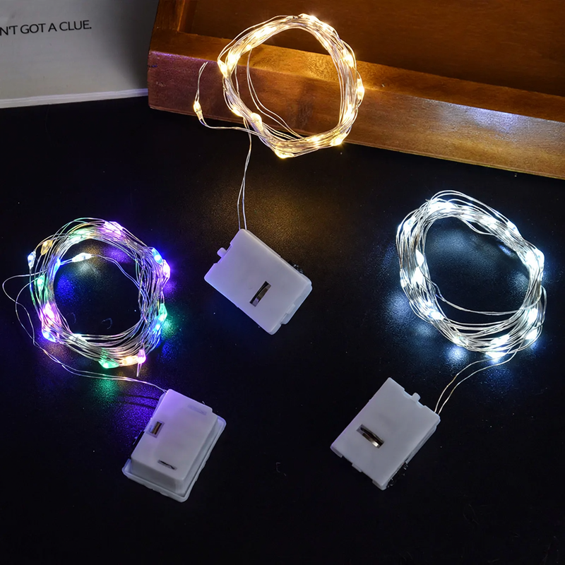Kompakte LED-Lichterkette mit Batteriebetrieb