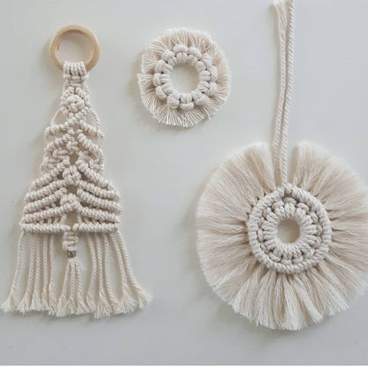 Dekorative Makramee Wandornament Brehn