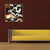Brehn | Chinesischer Rotkranich-Leinwanddruck Dunkle Farbe Wohnzimmer Wandkunst, Texturiert