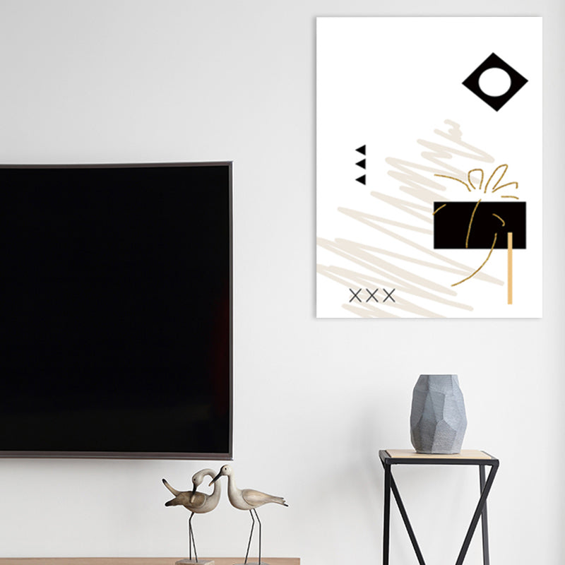 Brehn | Helle Farbige Abstrakte Musterleinwand Kunst Texturierte Wanddekoration für Esszimmer, Mehrere Größen