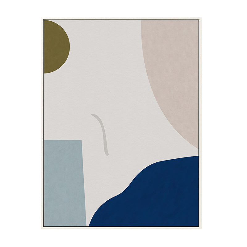 Brehn | Neoteric Grafische Leinwanddruck Nordisch Original Abstrakte Wandkunst in Helle Farbe für Raum