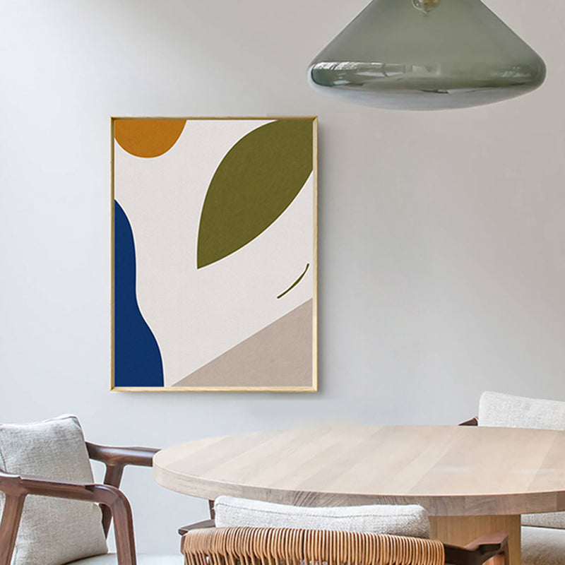 Brehn | Neoteric Grafische Leinwanddruck Nordisch Original Abstrakte Wandkunst in Helle Farbe für Raum