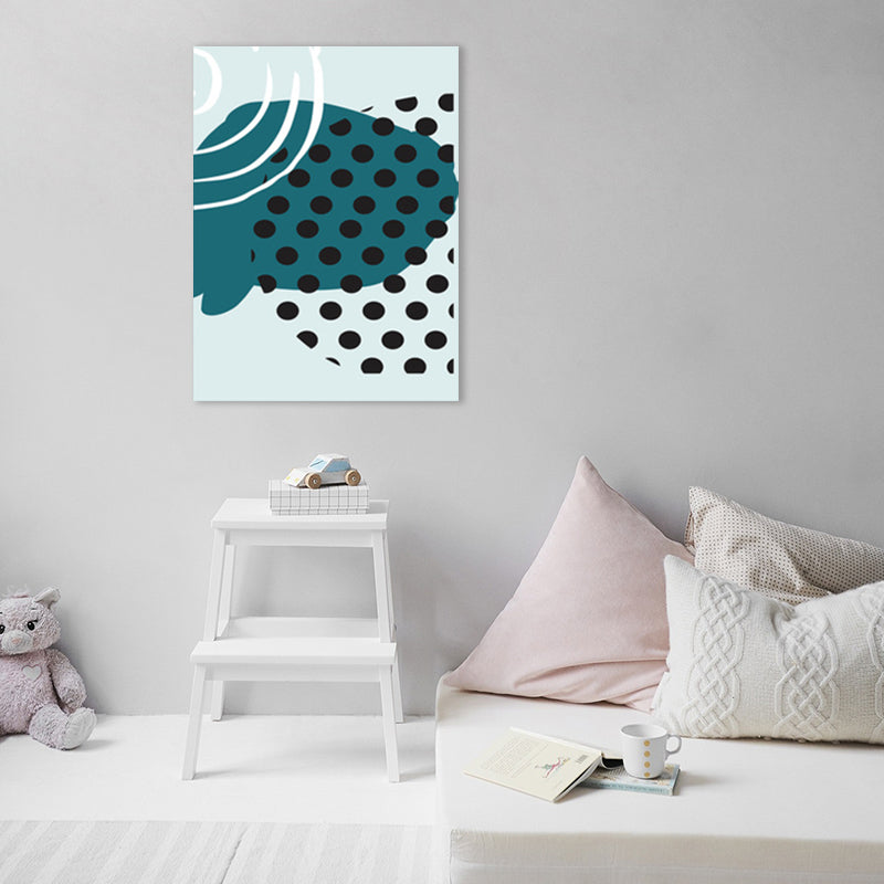 Brehn | Polka Dot Leinwanddruck Nordic Ästhetik Geometrie Wandkunst Dekor in Pastellfarbe