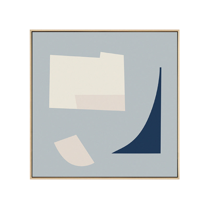 Brehn | Geometrische Formen Leinwand Kunst Nordisch Bezaubernde Abstrakte Wanddekoration in Heller Farbe