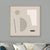 Brehn | Geometrische Formen Leinwand Kunst Nordisch Bezaubernde Abstrakte Wanddekoration in Heller Farbe