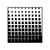 Brehn | Minimalismus Illustration Gitter Leinwand Esszimmer Wandkunst Dekor in Schwarz und Weiß