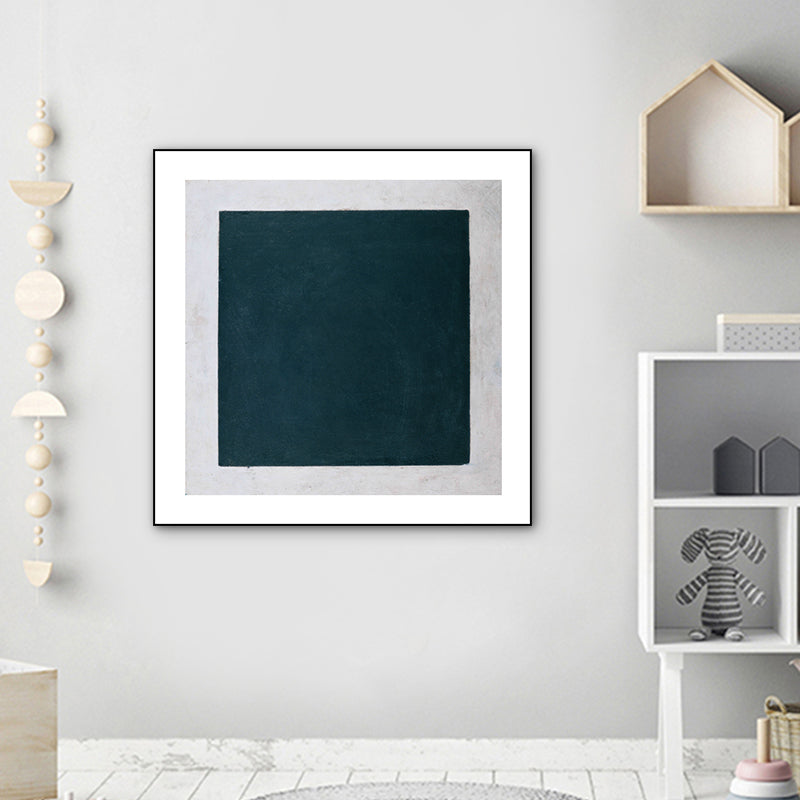 Brehn | Einfacher Stil Geometrische Kunst Druck Leinwand Texturiert Dunkle Farb Wanddekoration für Flur