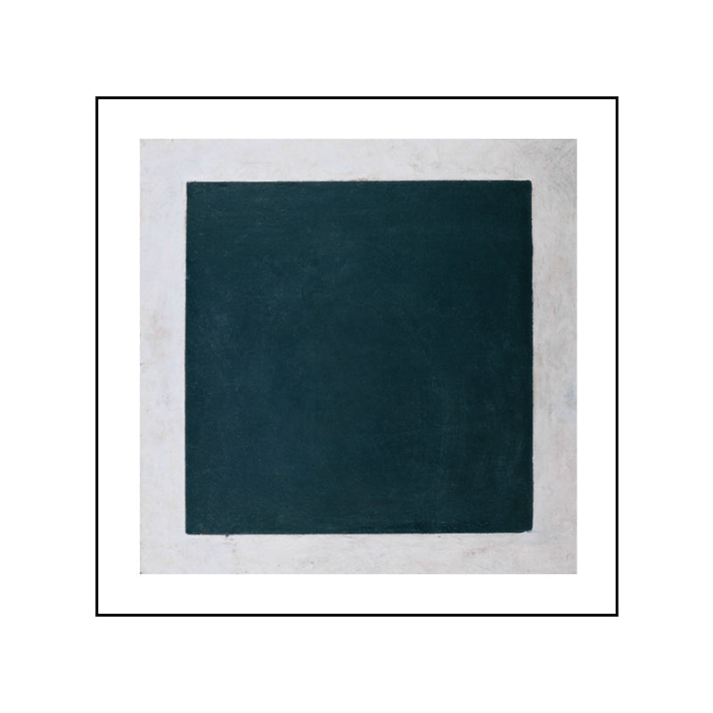 Brehn | Einfacher Stil Geometrische Kunst Druck Leinwand Texturiert Dunkle Farb Wanddekoration für Flur