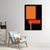 Brehn | Nordic Style Geometrische Wandkunst Dekor Dunkle Farbe Wohnzimmer Leinwanddruck, Texturiert