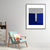 Brehn | Illustration Einfachheit Leinwanddruck Dunkle Farbe Geometrische Wandkunst für Hausinterieur