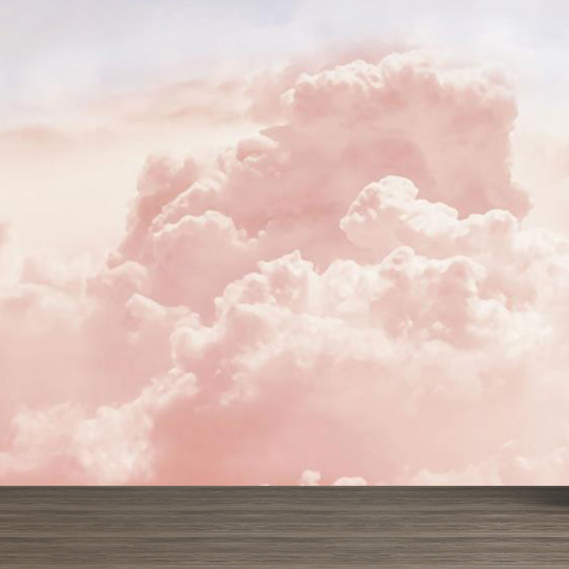 Brehn | Large Sky Landscape Wall Art Contemporary Natural Landscape Wall Decoration in Pastel Colors