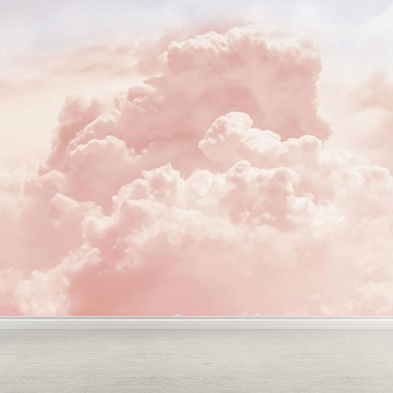 Brehn | Large Sky Landscape Wall Art Contemporary Natural Landscape Wall Decoration in Pastel Colors