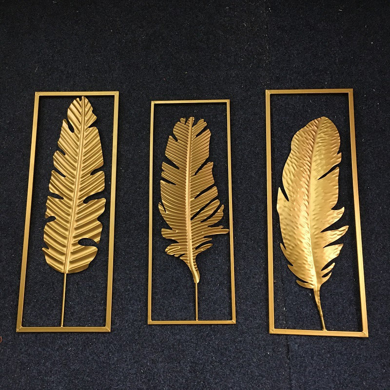 Elegante dekorative Feder Wandkunst Brehn