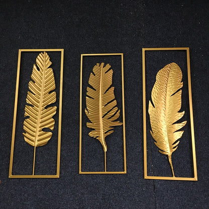 Elegante dekorative Feder Wandkunst Brehn