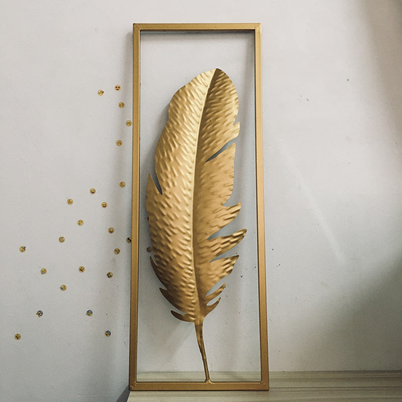 Elegante dekorative Feder Wandkunst Brehn