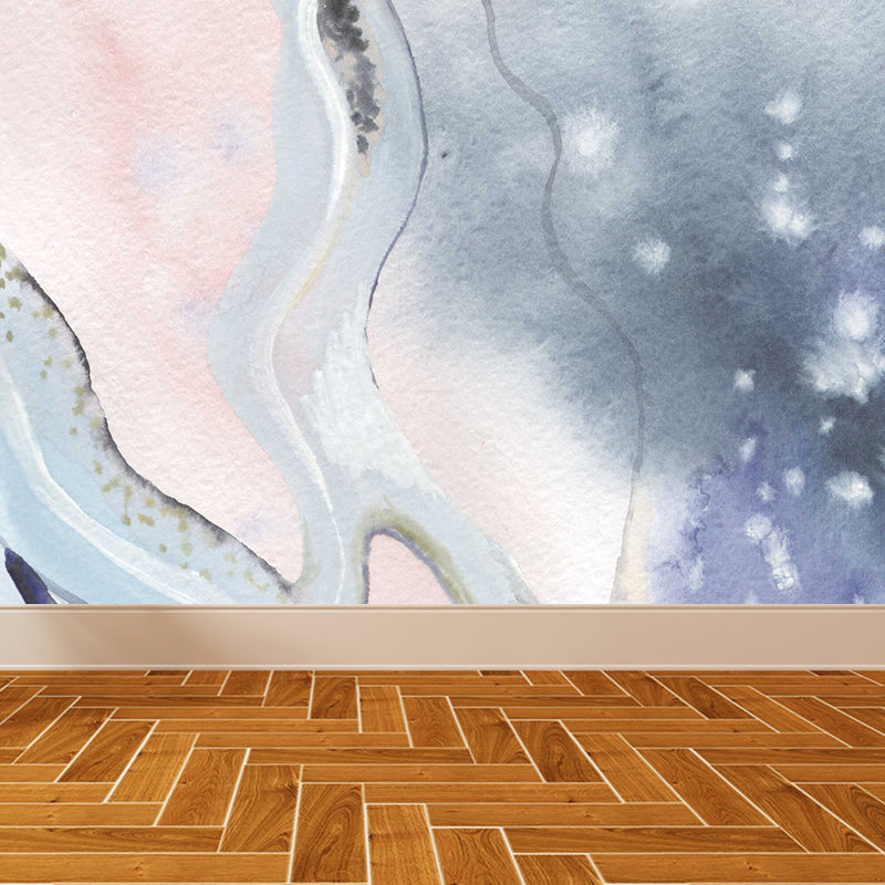 Brehn | Lichte kleur abstracte grafische muur vlekbestendige hedendaagse badkamer wandbekleding