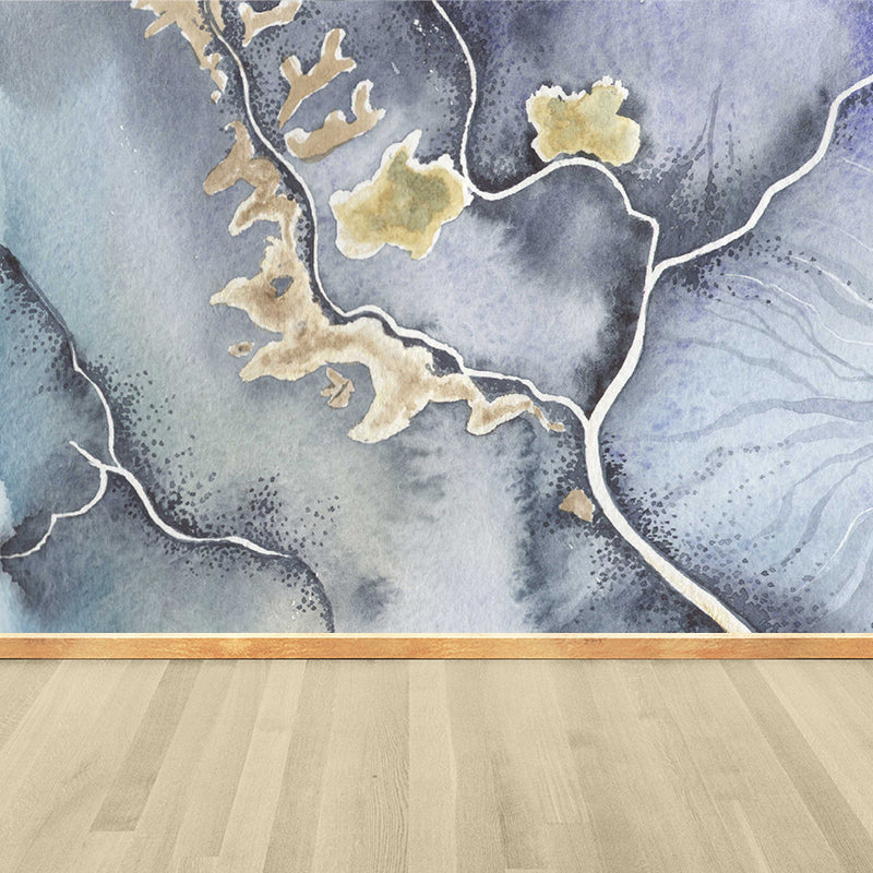 Brehn | Lichte kleur abstracte grafische muur vlekbestendige hedendaagse badkamer wandbekleding